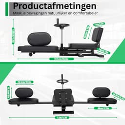 MKSS® Beenspreider - Split Machine - Spreidstang — thumbnail 2