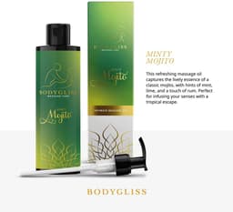 BodyGliss - Massage Olie en Glijmiddel in 1 Minty Mojito - 150 ml — thumbnail 12