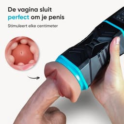 DailyPlay Automatische Masturbator voor Man – Electrisch - Pocket Pussy - Blowjob Simulator - Kunst Vagina – Sex Toys Mannen – Nep Kut — thumbnail 6