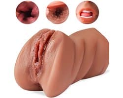 Jespro Realistische Pocket Pussy - Kunstvagina - Sex Toys voor Mannen - Masturbator - Blowjob Simulator - Nep Vagina - Voor Heren - Stroker - Seksspeeltjes - Erotiek - Zelf aftrekken