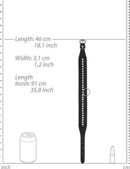 Diamond Studded Collar with Leash — thumbnail 2