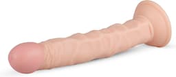 Real Fantasy - Scott - Realistische Dildo met Zuignap - 25 cm - Dildo - Dildo's - Sex Toys voor Vrouwen en Mannen - Dildo Mannen Anaal - Beige — thumbnail 4