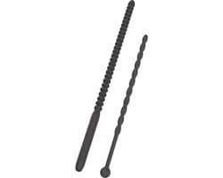 Ribbed Penis Dilator Set 2 pcs