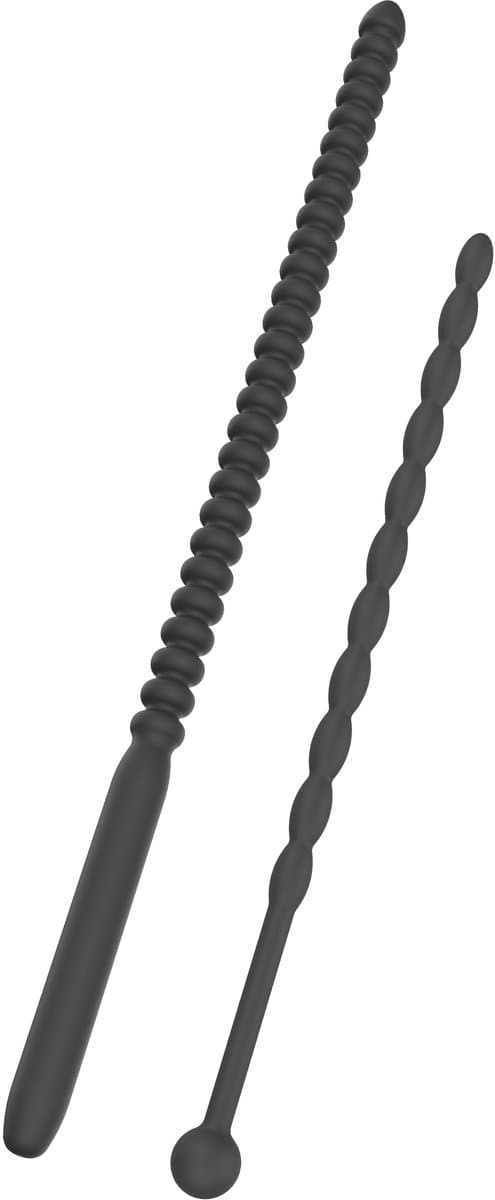 Ribbed Penis Dilator Set 2 pcs — afbeelding 1