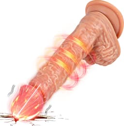 IntiMate® Alexander - Stotende en Roterende Dildo - Sexmachine met Afstandsbediening - XXL Vibrerende Monsterdildo - Handsfree Neukmachine Dildo met Zuignap - Levensecht Materiaal - 23cm Lange Realistische Structuur - Voor Anaal En Vaginaal Gebruik — thumbnail 2