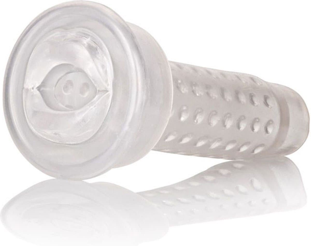 CalExotics - Stroker Pump Sleeve Mouth - Sleeves Transparant — afbeelding 1