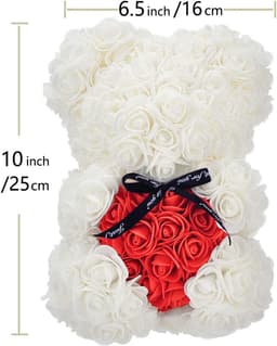 Artificial Rose Bear — thumbnail 3