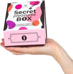 Secret Play - Pleasures Box For Couples: Dice + Vibrating Bullet + Feather Pen — thumbnail 2