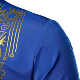 Islamitische heren abaya moslim zakken gebedskleding robe lang Arabisch linnen hals Djellaba A1 — thumbnail 2