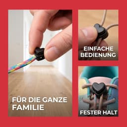 40 stuks koordstoppers 2 gaten 4 mm nylon — thumbnail 5
