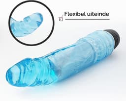 Realistische dildo vibrator 18cm staartdildo voor vrouwen seksspeeltje ⌀tot4,2cm Vibrator TPR vibratoren waterdicht G-spot vibratie voor vrouwen Dildo's seksspeeltje FOPS D10-4 — thumbnail 4