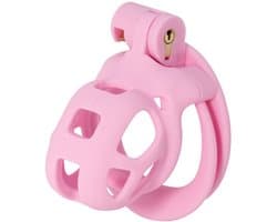 Hidden Desire Kuisheidskooien ABS - Penis Prison Cock Cage X-Short - Roze