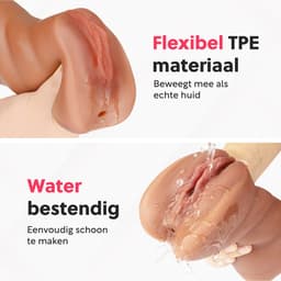 Jespro Realistische Pocket Pussy - Kunstvagina - Sex Toys voor Mannen - Masturbator - Blowjob Simulator - Nep Vagina - Voor Heren - Stroker - Seksspeeltjes - Erotiek - Zelf aftrekken — thumbnail 6