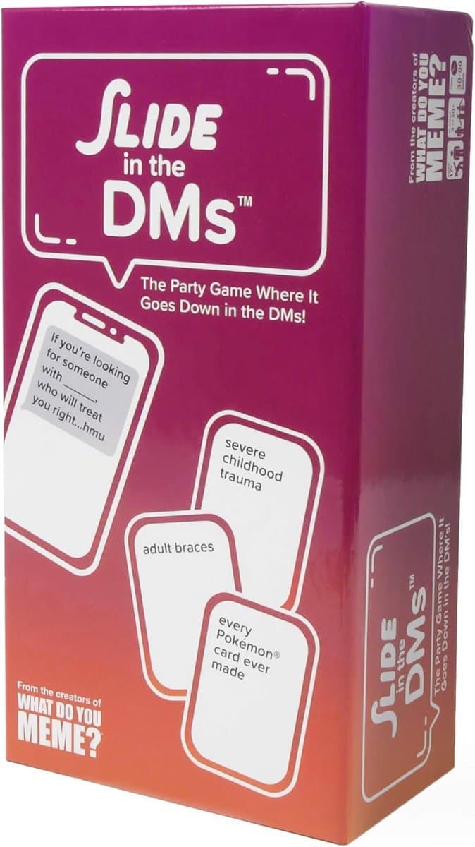 Slide in the DMs Partyspel voor Volwassenen - Hilarisch Kaartspel voor Groepen — afbeelding 1