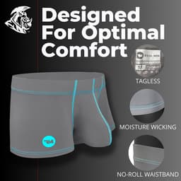 Pouch Ondergoed voor Mannen - Versterkt Uistulping - 3 Inch Ice Silk Boxer Slips — thumbnail 4