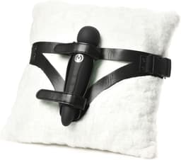 XR Brands - Thunder Strap Wand Dij Harnas - Zwart — thumbnail 9