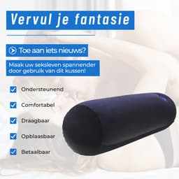 Heuts Goods Sex Kussen® - Sex Kussen - Cilinder - Sex Meubel - Sex Pillow - Seksspeeltjes voor koppel - Opblaasbaar Seks Kussen - Voor Mannen & Vrouwen - Seksspeeltjes — thumbnail 8