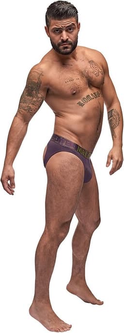 Male Power Avant-Garde - Verstrakkende Moonshine eggplant L/X — thumbnail 6