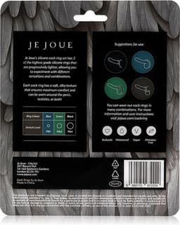 Je Joue - Siliconen Cockring Set - 3 stuks — thumbnail 3