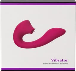 NØXA Kiss – Tongvibrator – 2-in-1 G-spot & Clitoris Vibrator – Vibrator voor Vrouwen – App & Afstandsbediening – Meerdere Vibratiestanden – Waterbestendig – Roze — thumbnail 5