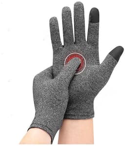 Dailygoods - Artritis Handschoenen, compressiehandschoenen voor dames en heren, reumatoïde artrose, antislip, ademend, handschoenen voor autorijden, fietsen, fitnessstudio, training, outdoor — thumbnail 2