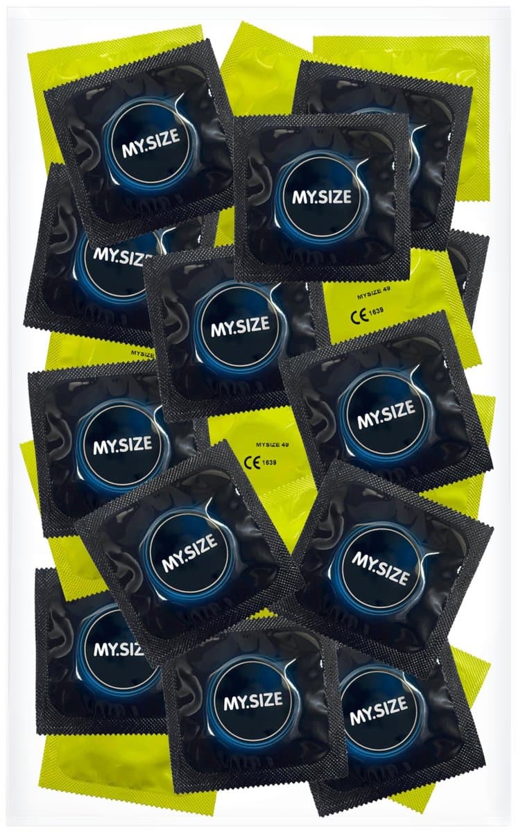 MY.SIZE 49mm condooms, 50 stuks in zakje, voor mannen, nauwe pasvorm — afbeelding 1
