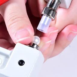 TSLBW Pearl Adjuster Nailed Bead Machine DIY Handmade Beaded Rivet Fastener Machine with 150pcs Imitation Pearl - ShopVlot — thumbnail 3