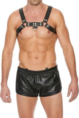 Shots - Ouch! Borst Bulldog Harnas - L/XL black L/XL — thumbnail 3