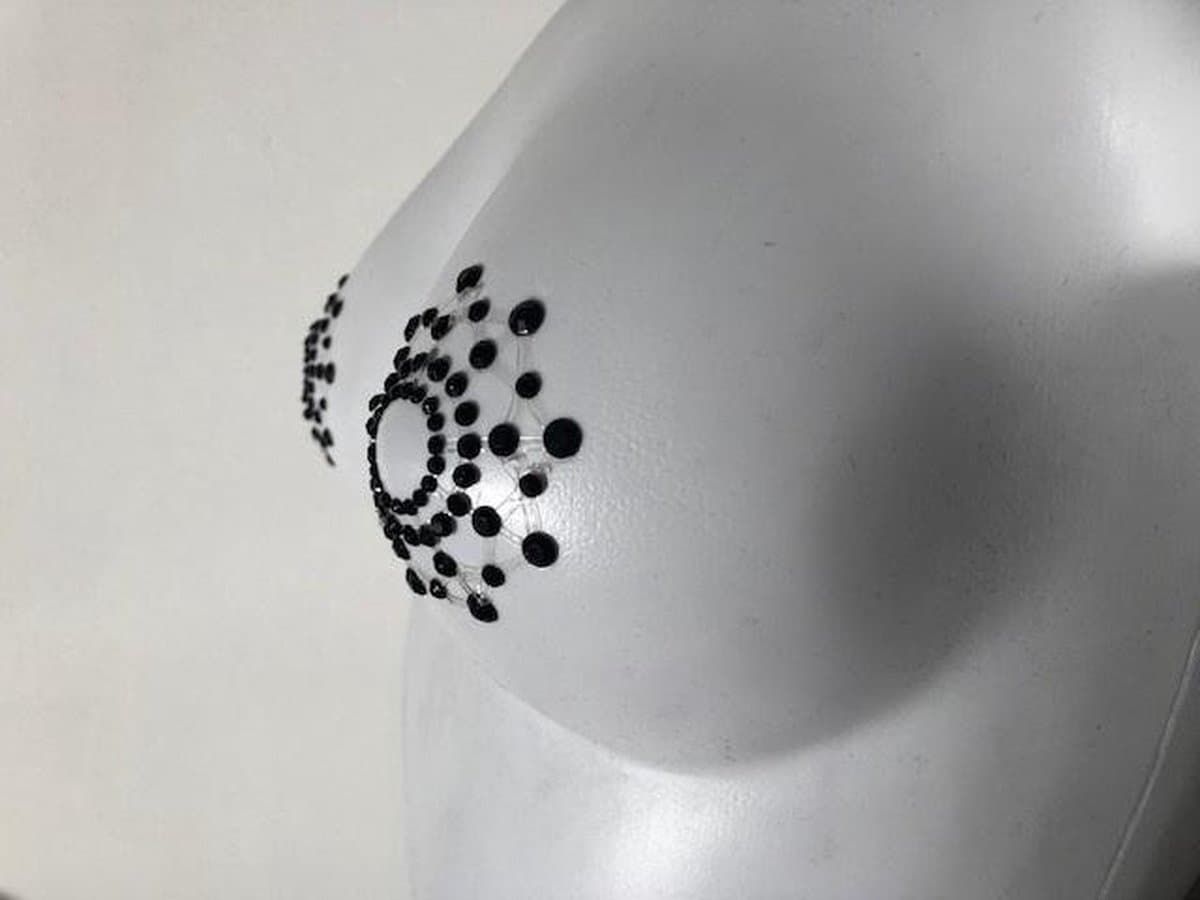 Tepelplakkers Black Strass — afbeelding 1