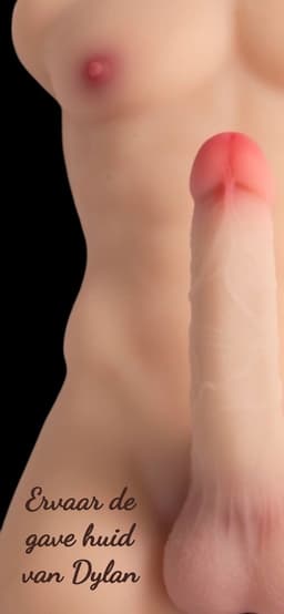 Dylan - Premium Mannelijke Sekspop - Realistische Sex doll - Hoogwaardige TPE Siliconen - 50cm Sex Torso - Sexpop voor koppel - XL Dildo — thumbnail 3