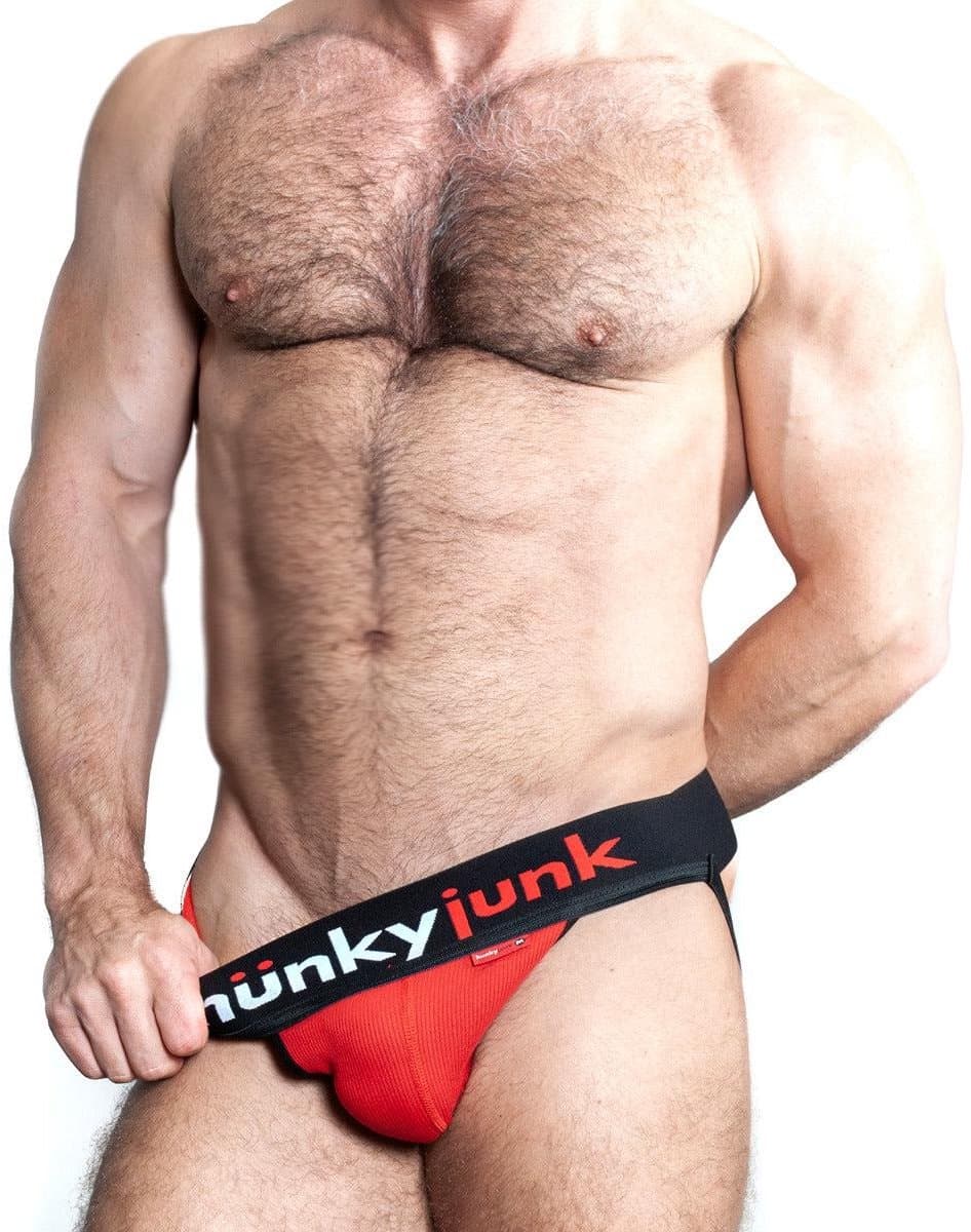 Oxjok Hunker - Comfy Pouch Slider Jockstrap - Red Hot XL — afbeelding 1