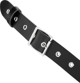 Rimba - Lederen Borstharnas met Halsband - Zwart — thumbnail 5