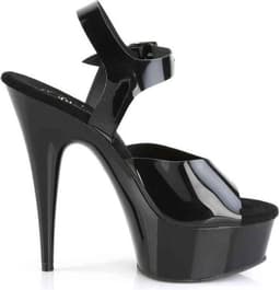 DELIGHT-608N (EU 36 = US 6) 6 Heel, 1 3/4 PF Ankle Strap Sandal — thumbnail 5