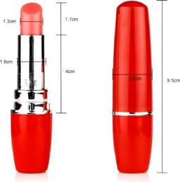 Lipstick Vibrator I Mini Vibrator I Lippenstift Vibrator voor Vrouwen I Clitoris en G Spot Stimulatie I Zwart — thumbnail 6