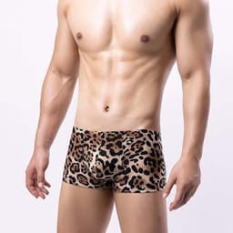 Luipaard Boxershort Heren – Sexy Leopard Print Men’s Underwear – Panter Boxer voor Themafeest of Festival – Maat L/XL — thumbnail 4