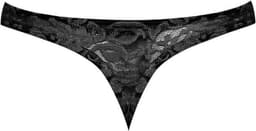 Male Power Stretch Lace Thong Bong Thong L/XL - zwart — thumbnail 2