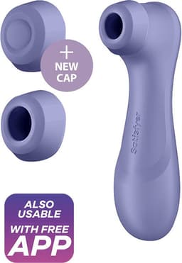Satisfyer, vibrator, drukgolfvibrator, 'Pro 2 Generation 3 Connect App', 16,5 cm, Liquid Air-technologie, incl. extra opzetstuk, 2 apart regelbare motoren, app-gestuurd — thumbnail 17