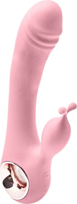 Vibely - Tarzan Vibrator - Erotiek- Oplaadbare Luxe Magic Wand Rabbit Vibrator - Vibrators voor vrouwen - Sex Toys voor vrouwen -10 standen - Fluisterstil - Pink — thumbnail 1