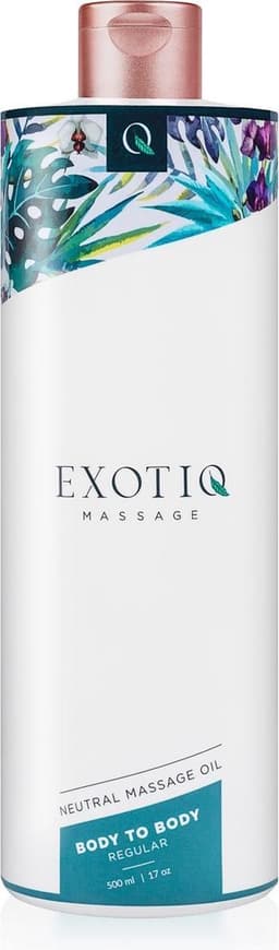 Exotiq - Body to Body Oil - Massage Olie voor een Ontspannende Massage - Langdurige Werking en Extra Zacht - 500 ml — thumbnail 1