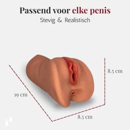 Pillow Pleasure® Sophie - 3-in-1 Pocket Pussy Basisbundel - Realistische Masturbator met Vagina, Mond & Anus - Inclusief Glijmiddel & Accessoires - Sexpop - Sekspop - Sex doll - Sexpop voor mannen - Sekspop voor man - sex toys hommes — thumbnail 4