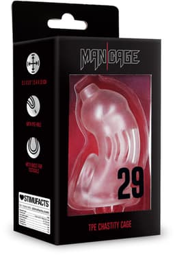 Model 29 - TPE Chastity Cage - Transparent — thumbnail 12