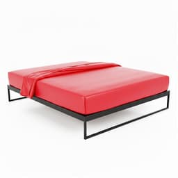Vinyl Laken 200 x 230 cm - Rood — thumbnail 3
