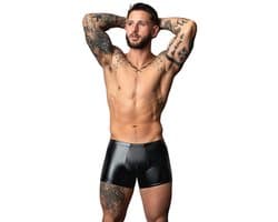 Male Power Sexy Wetlook Pouch Short - Zwart - Maat S