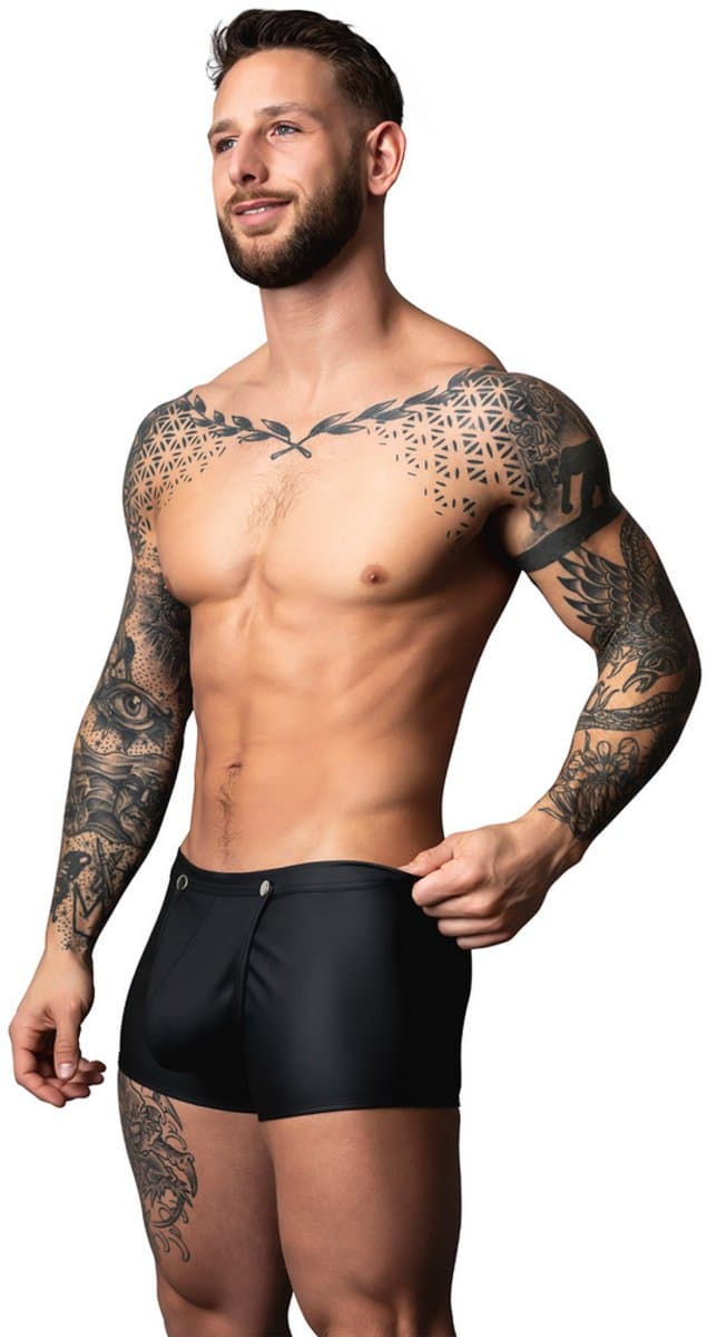 Male Power Sexy Snap Off Short - Zwart - Maat M — afbeelding 1
