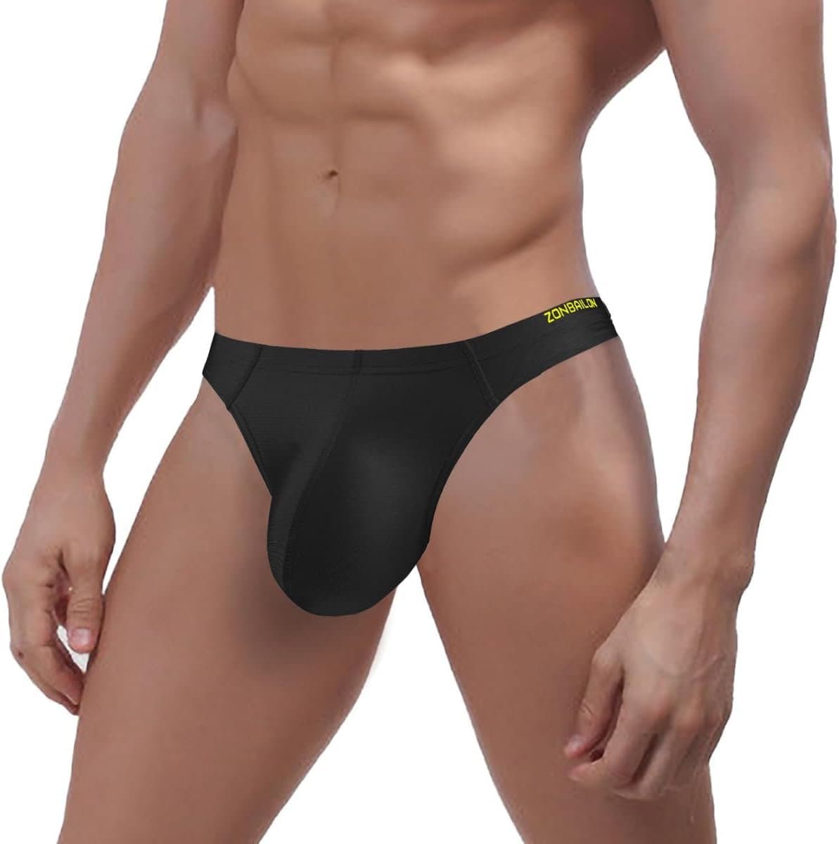 Sexy Ondergoed voor Mannen met Verbeterende Bulge Pouch — afbeelding 1