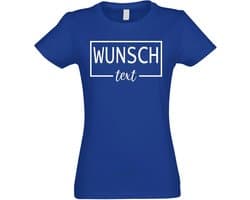 Bedrukt T-shirt met Eigen Tekst of Naam voor Dames en Heren