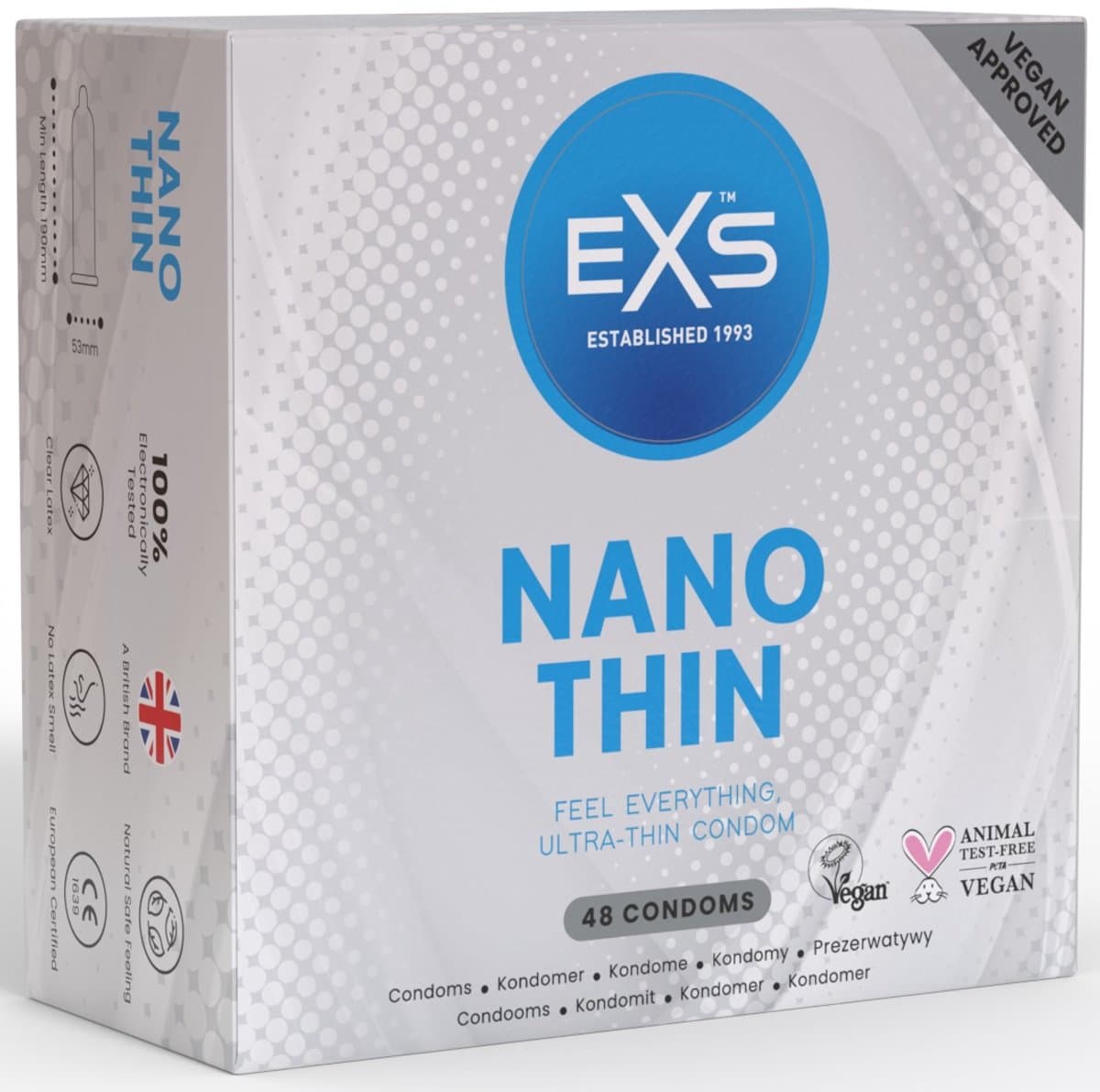 EXS Nano Thin ultra dunne condooms - 48 stuks — afbeelding 1