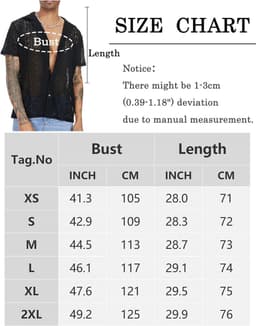 Heren Tanktop - Kanten Shirt - Nachtclub Feest - Visnet Stijl — thumbnail 3