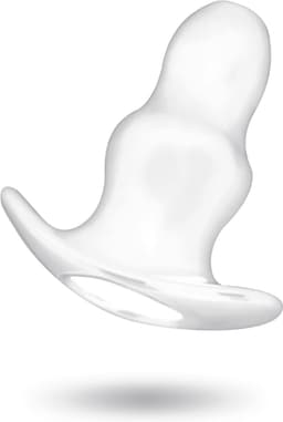 Addicted Toys - Butt Plug - Medium Holle Tunnel Buttplug - Doorzichtig - 11cm — thumbnail 5