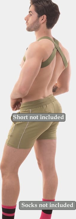Barcode Berlin Harness Matt Pop Grasslandbeige - MAAT XS — thumbnail 3